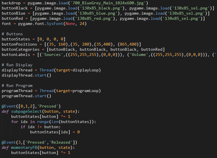 Python Control System